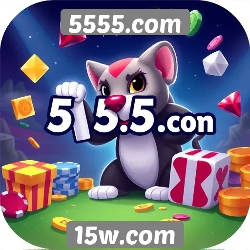 Variedade de jogos disponíveis no 5555.com